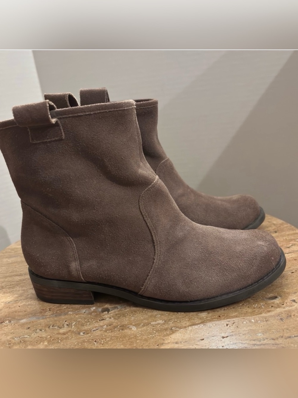 VTG Sole Society Natasha boots Cognac 8.5 EUC